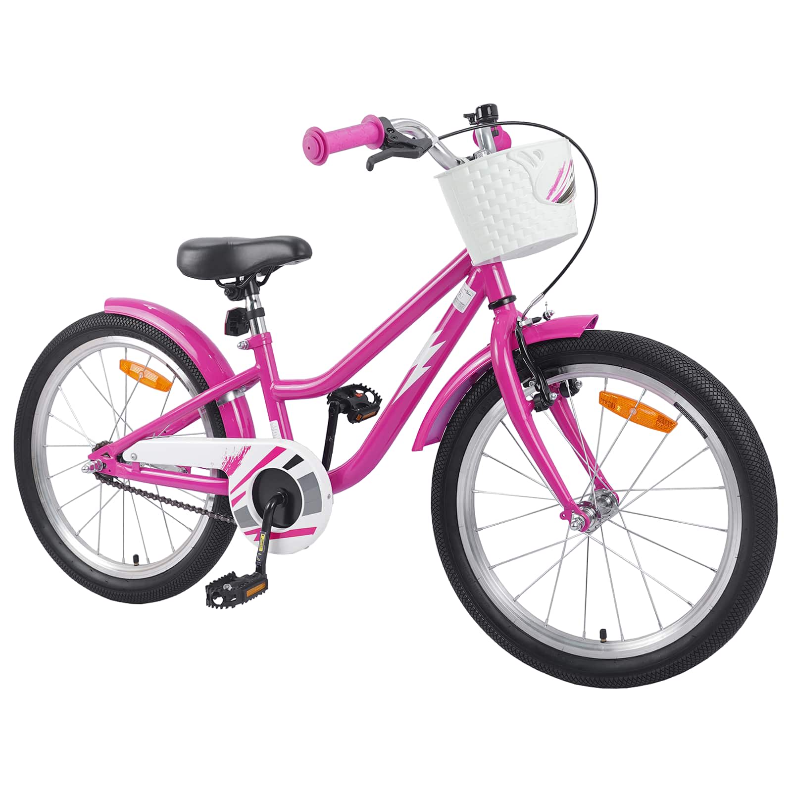 Kinderfiets 20 Inch voor 6-11 jaar oud Donkerroze