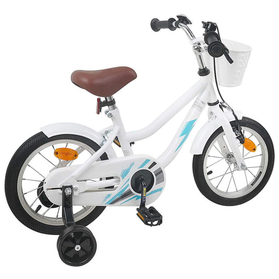 Kinderfiets 14 Inch voor 3-5 jaar oud Wit