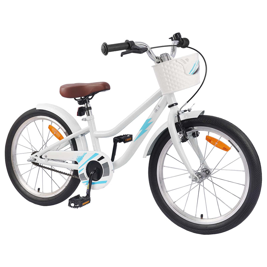 Kinderfiets 18 Inch voor 5-7 jaar Wit