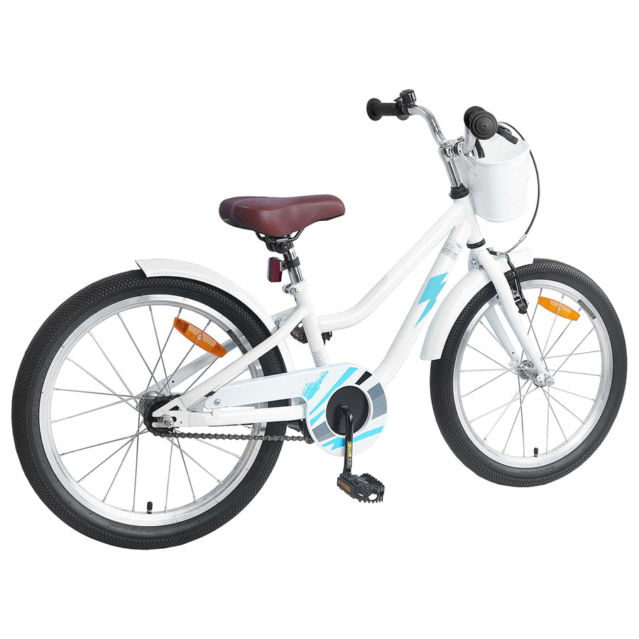 Kinderfiets 18 Inch voor 5-7 jaar Wit