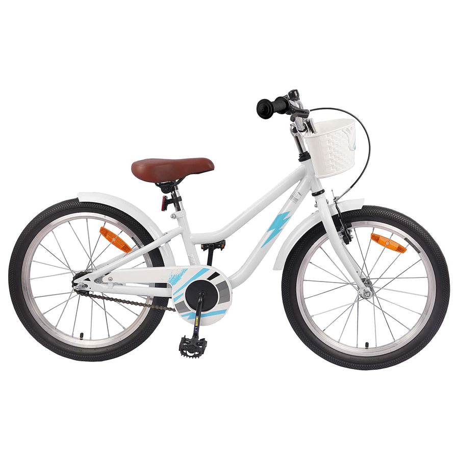 Kinderfiets 18 Inch voor 5-7 jaar Wit