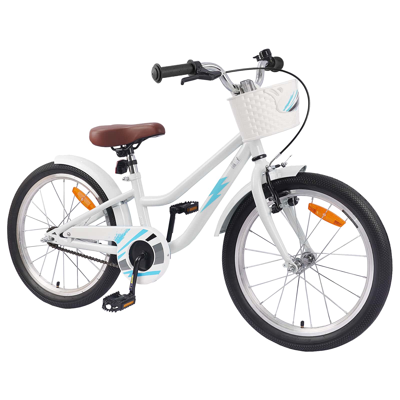 Kinderfiets 20 Inch voor 6-11 jaar oud Wit
