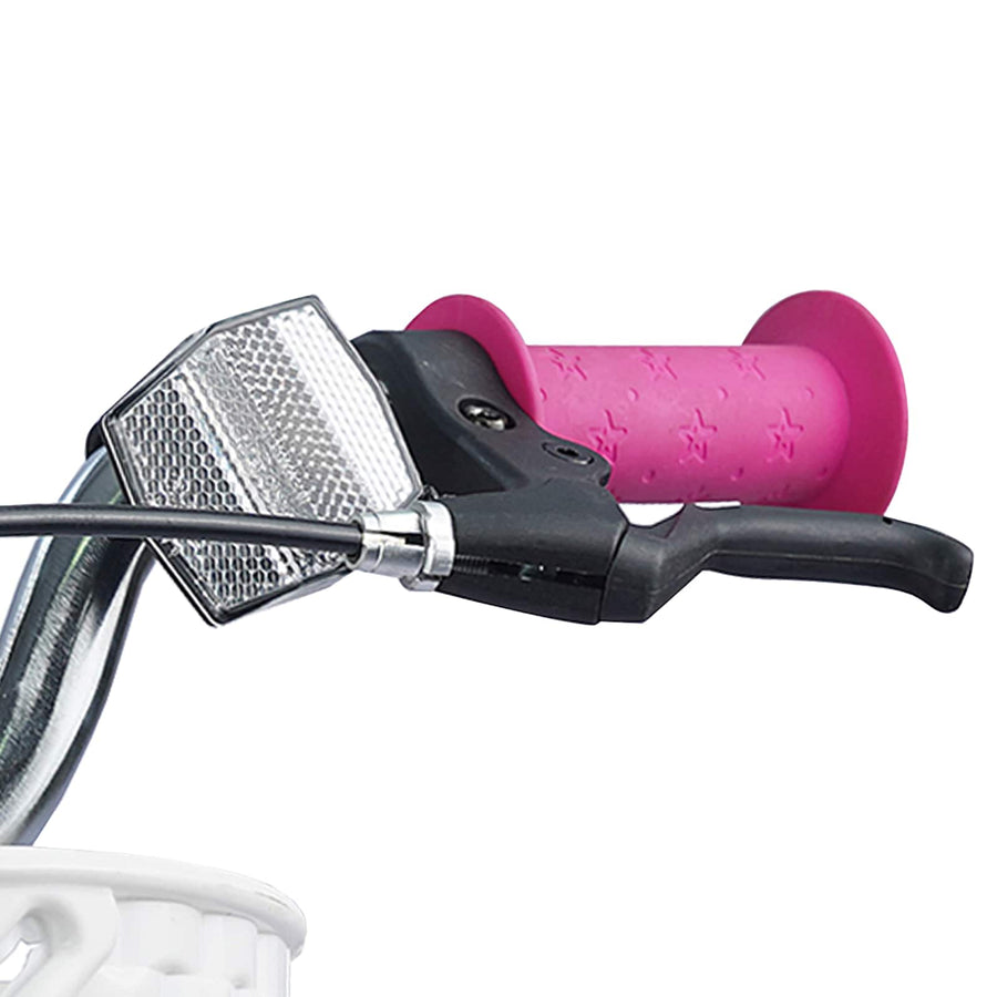 Kinderfiets 18 Inch voor 5-7 jaar Donkerroze