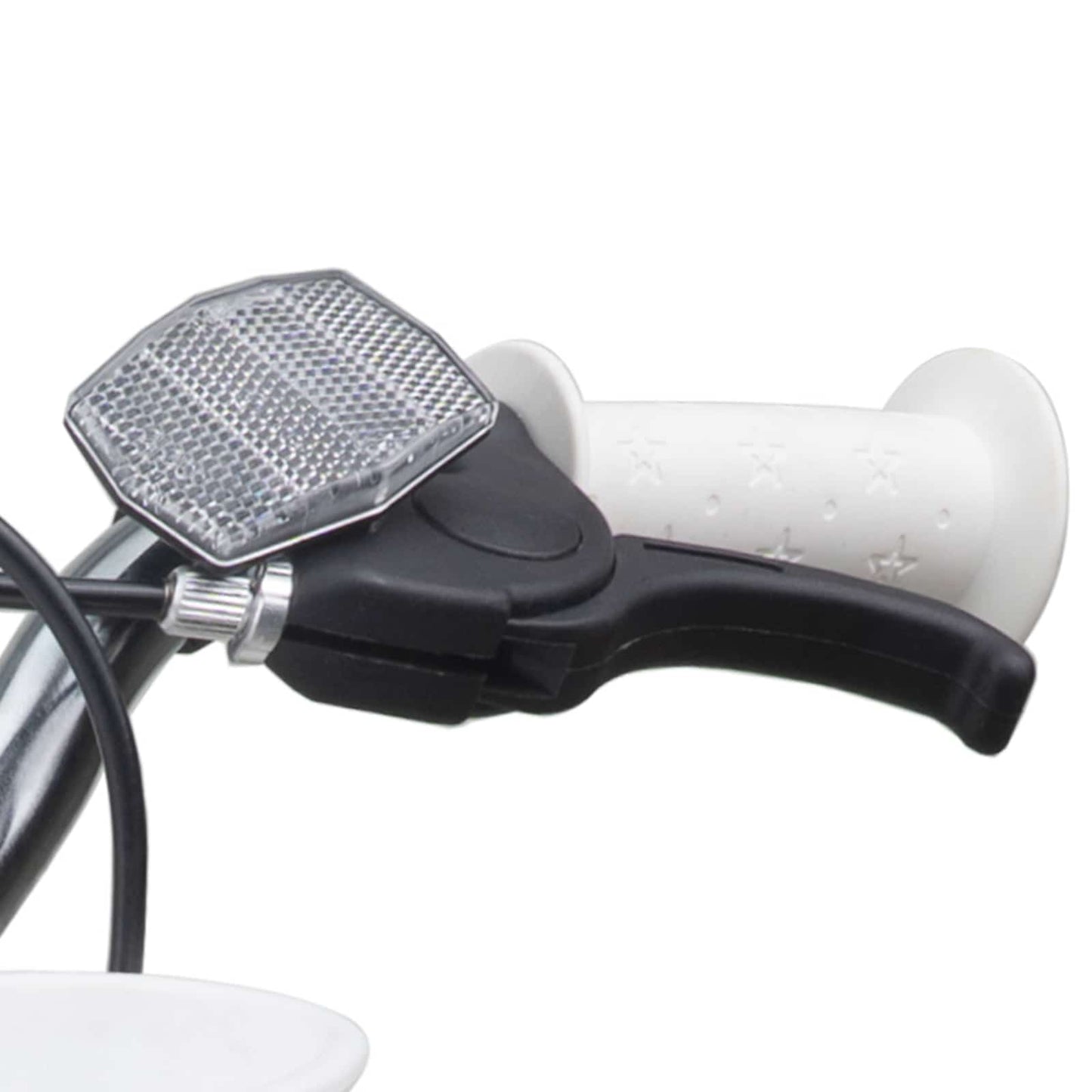 Kinderfiets Met Zijwieltjes 12 Inch voor 2-4 jaar oud Wit