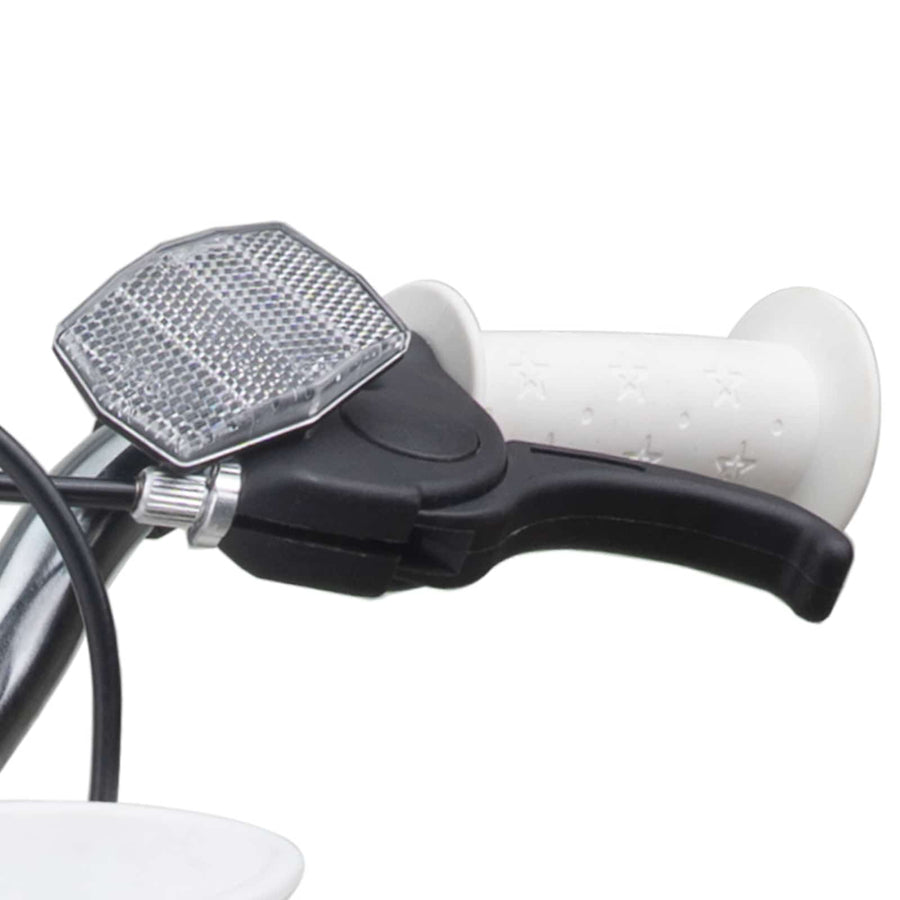 Kinderfiets Met Zijwieltjes 12 Inch voor 2-4 jaar oud Wit