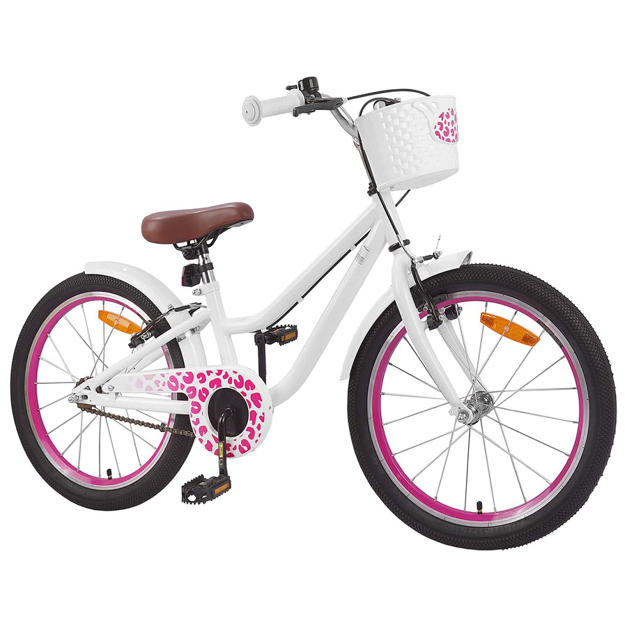Kinderfiets 18 Inch voor 5-7 jaar Wit