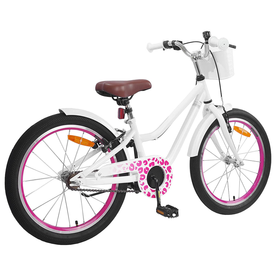 Kinderfiets 18 Inch voor 5-7 jaar Wit