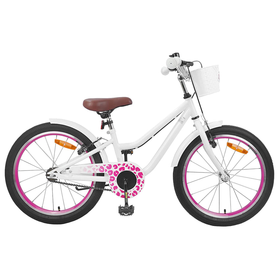 Kinderfiets 18 Inch voor 5-7 jaar Wit