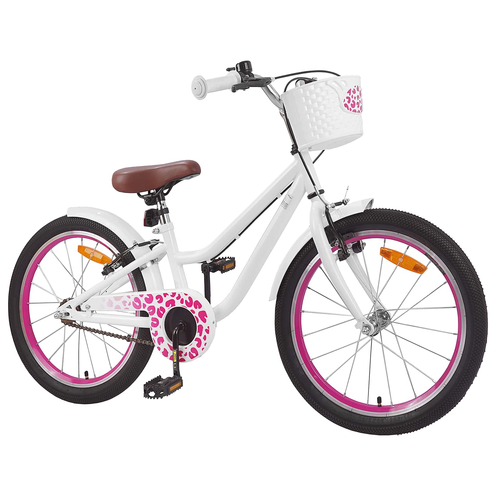 Kinderfiets 20 Inch voor 6-11 jaar oud Wit