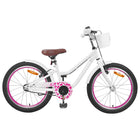 Kids' Bike 20 Inch for 6-11 Years Old White