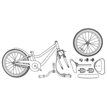 Kinderfiets 20 Inch voor 6-11 jaar oud Lichtroze
