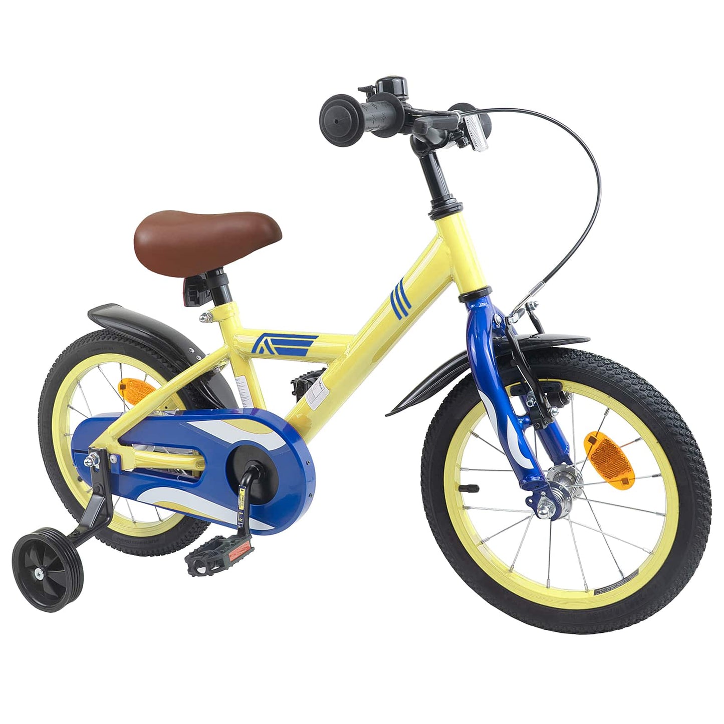 Kinderfiets 16 Inch voor 4-6 jaar oud Geel