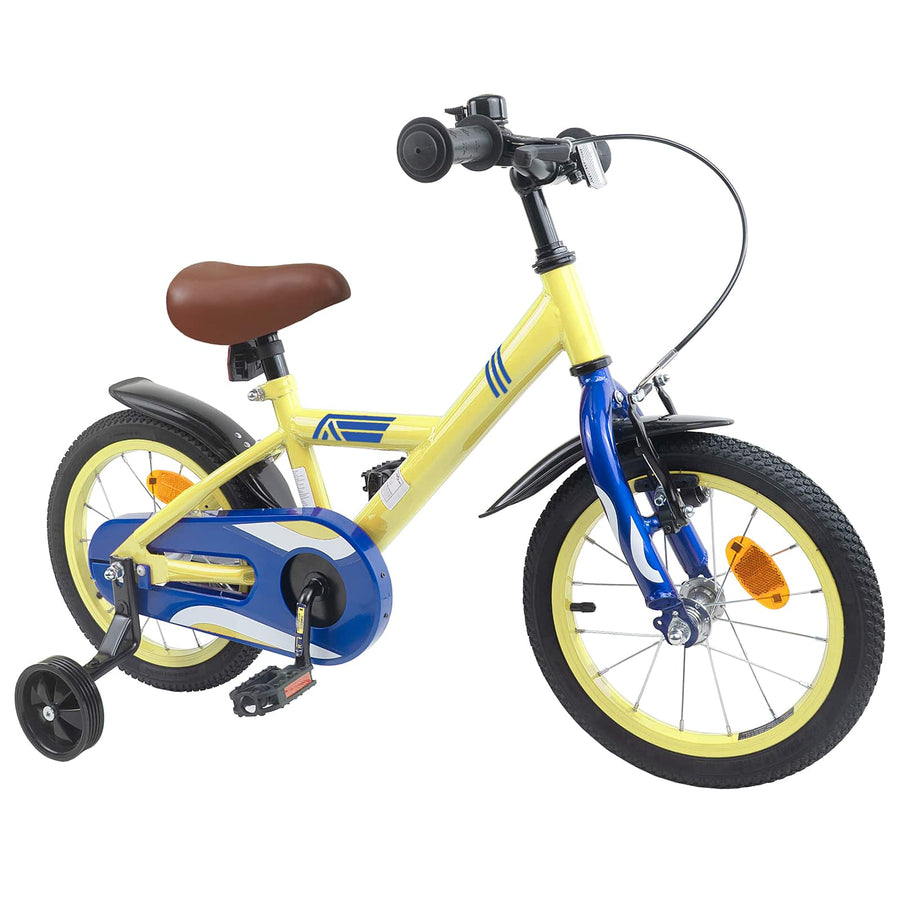 Kinderfiets 16 Inch voor 4-6 jaar oud Geel