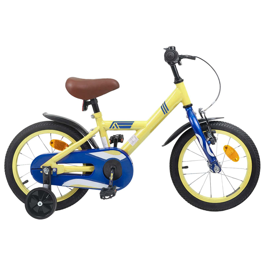 Kinderfiets 16 Inch voor 4-6 jaar oud Geel
