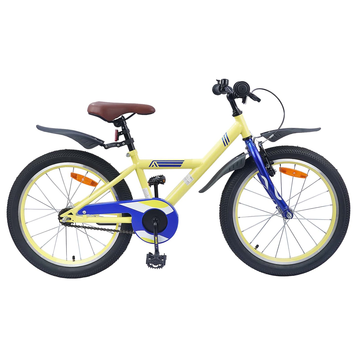 Kinderfiets 18 Inch voor 5-7 jaar Geel