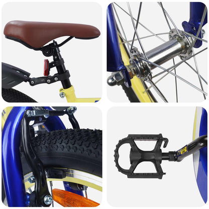Kinderfiets 20 Inch voor 6-11 jaar oud Geel