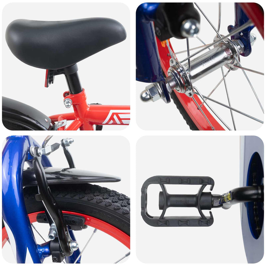 Kinderfiets 12 Inch voor 2-4 jaar oud Rood