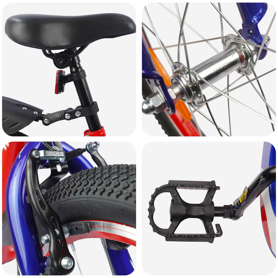 Kinderfiets 20 Inch voor 6-11 jaar oud Rood