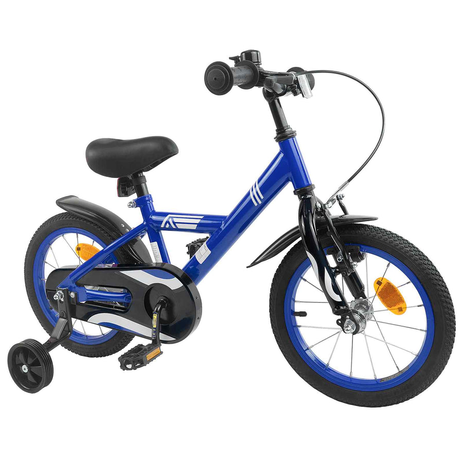 Kinderfiets 14 Inch voor 3-5 jaar oud Donkerblauw