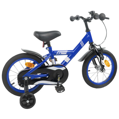 Kinderfiets 14 Inch voor 3-5 jaar oud Donkerblauw