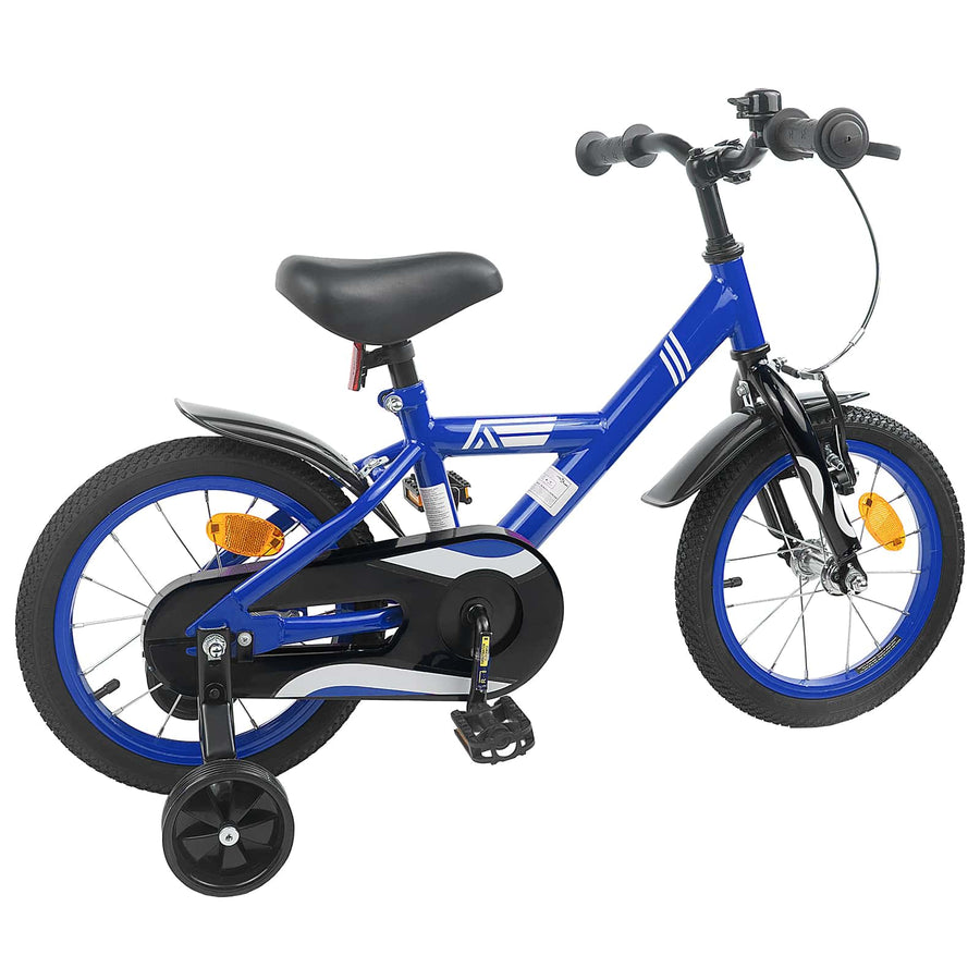 Kinderfiets 14 Inch voor 3-5 jaar oud Donkerblauw