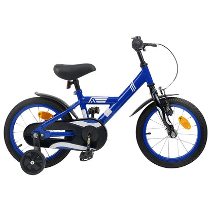 Kinderfiets 14 Inch voor 3-5 jaar oud Donkerblauw