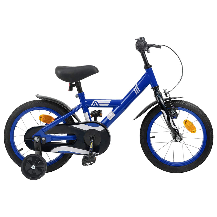 Kinderfiets 14 Inch voor 3-5 jaar oud Donkerblauw