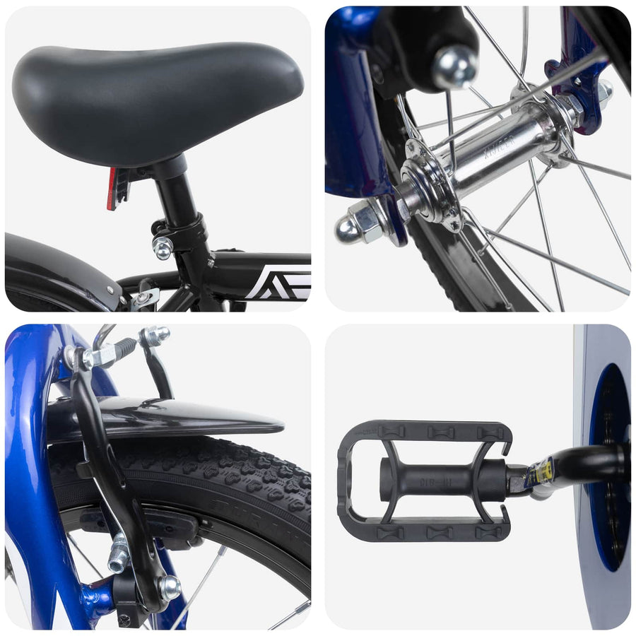 Kinderfiets 16 Inch voor 4-6 jaar oud Zwart