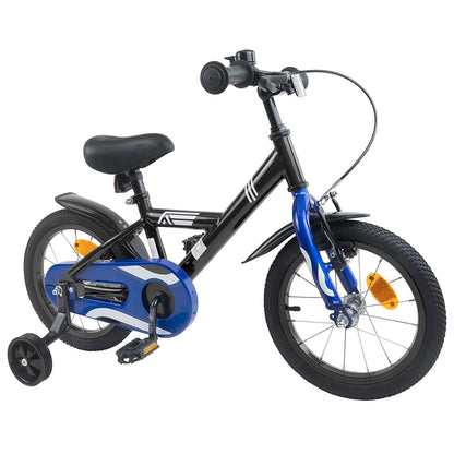 Kinderfiets 16 Inch voor 4-6 jaar oud Zwart