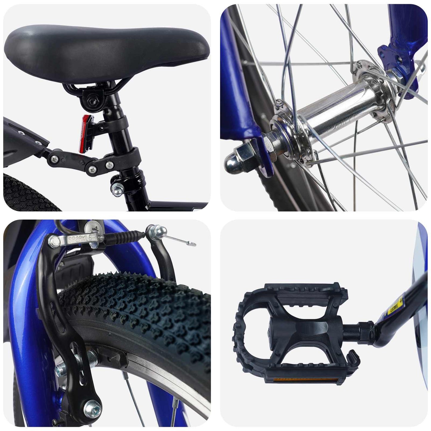 Kinderfiets 18 Inch voor 5-7 jaar Zwart