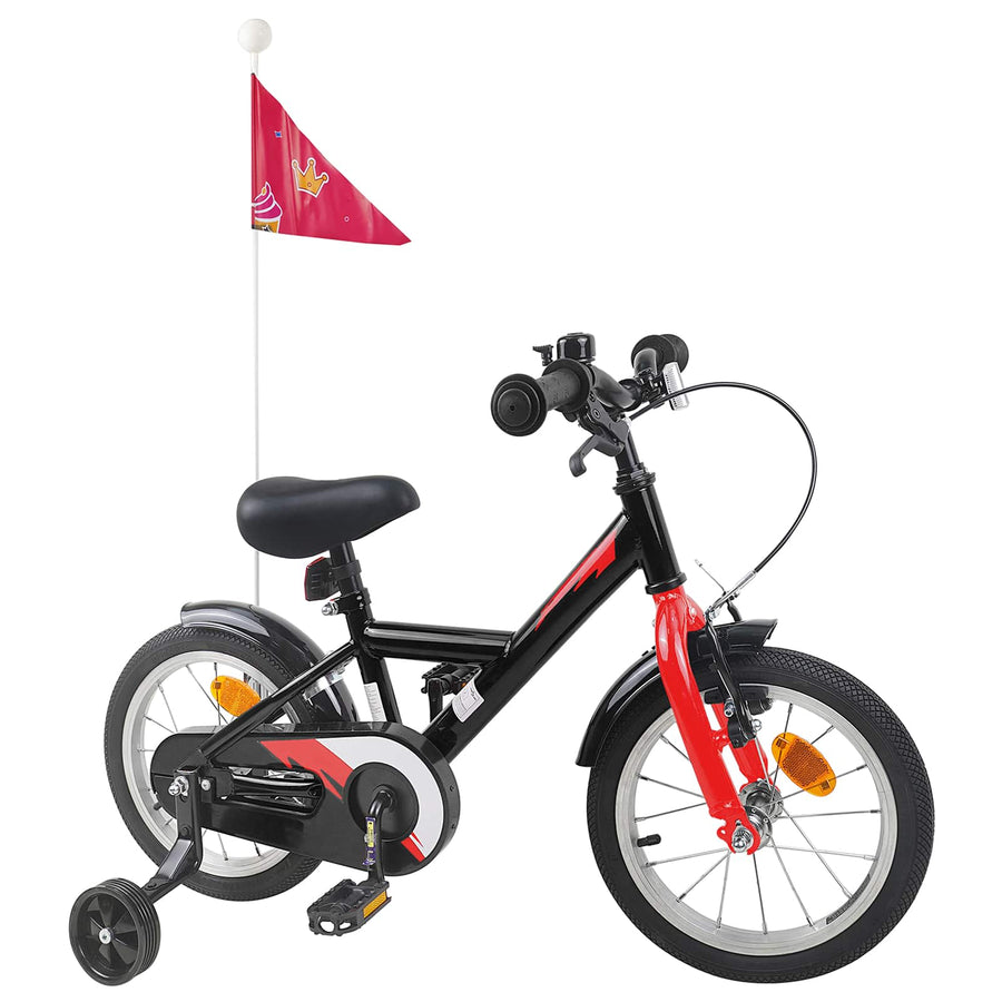 Kinderfiets 12 Inch voor 2-4 jaar oud Zwart