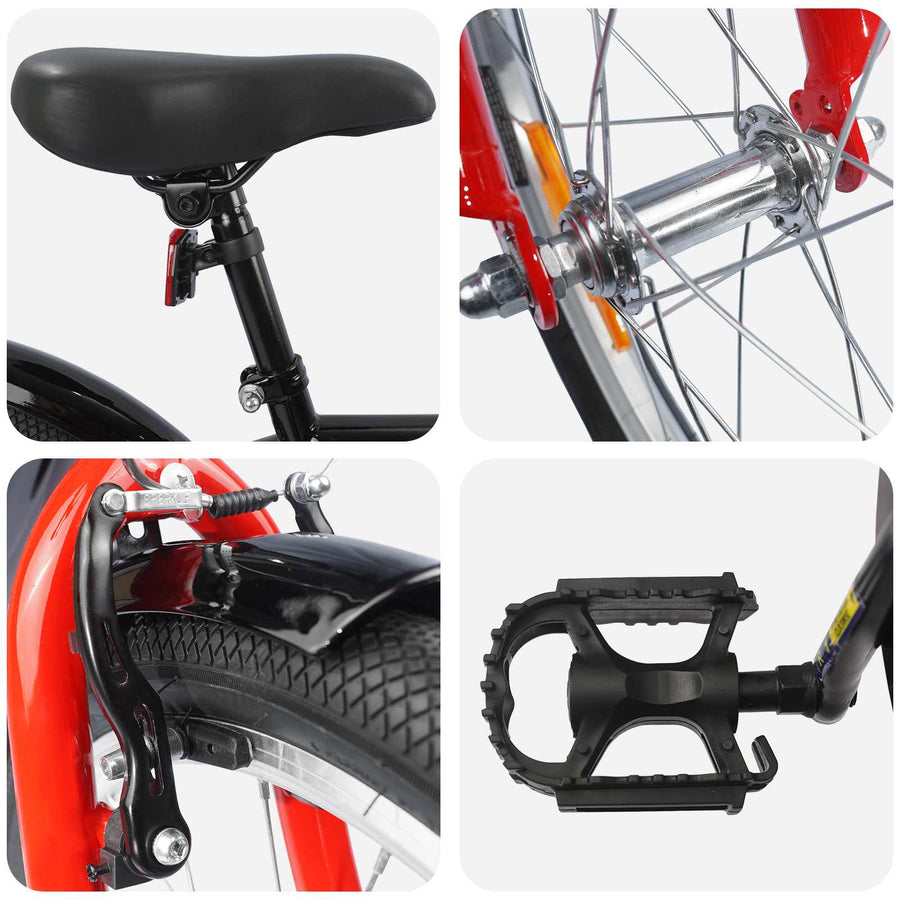 Kinderfiets 18 Inch voor 5-7 jaar Zwart