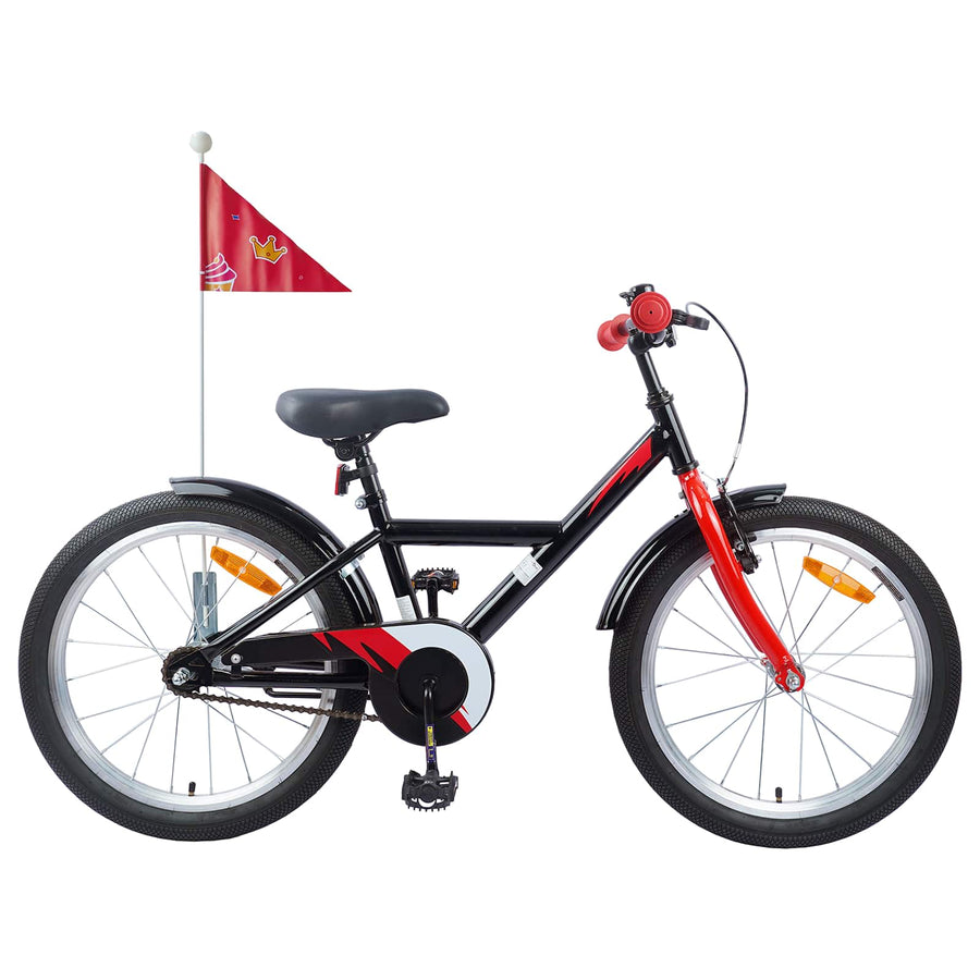 Kinderfiets 18 Inch voor 5-7 jaar Zwart
