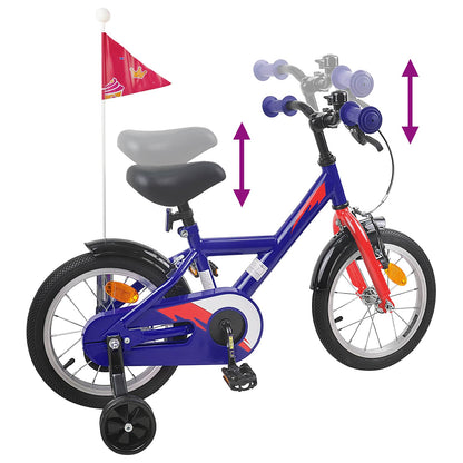 Kinderfiets 16 Inch voor 4-6 jaar oud Donkerblauw