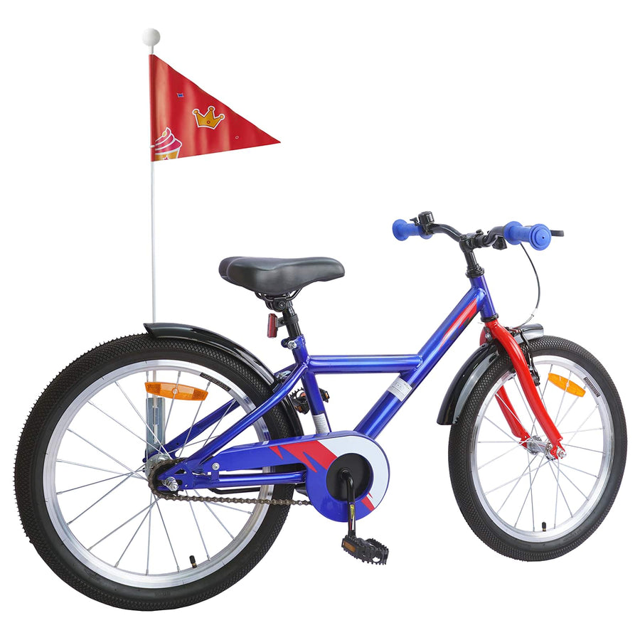 Kinderfiets 18 Inch voor 5-7 jaar Donkerblauw