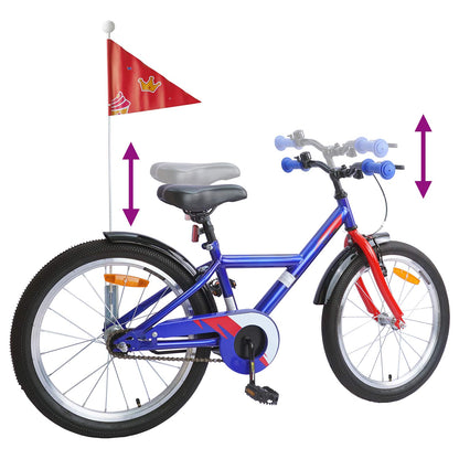 Kinderfiets 18 Inch voor 5-7 jaar Donkerblauw