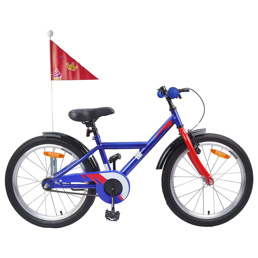 Kinderfiets 18 Inch voor 5-7 jaar Donkerblauw