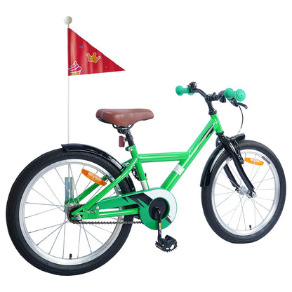Kinderfiets 18 Inch voor 5-7 jaar Groen