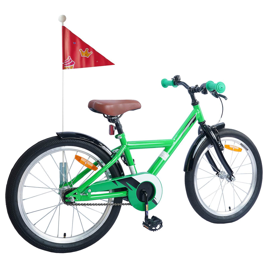 Kinderfiets 20 Inch voor 6-11 jaar oud Groen