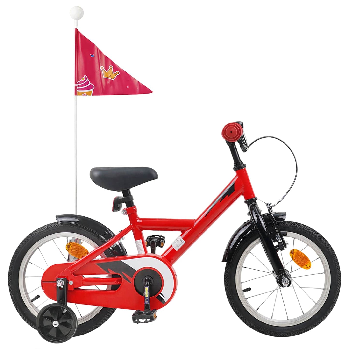 Kinderfiets 16 Inch voor 4-6 jaar oud Rood