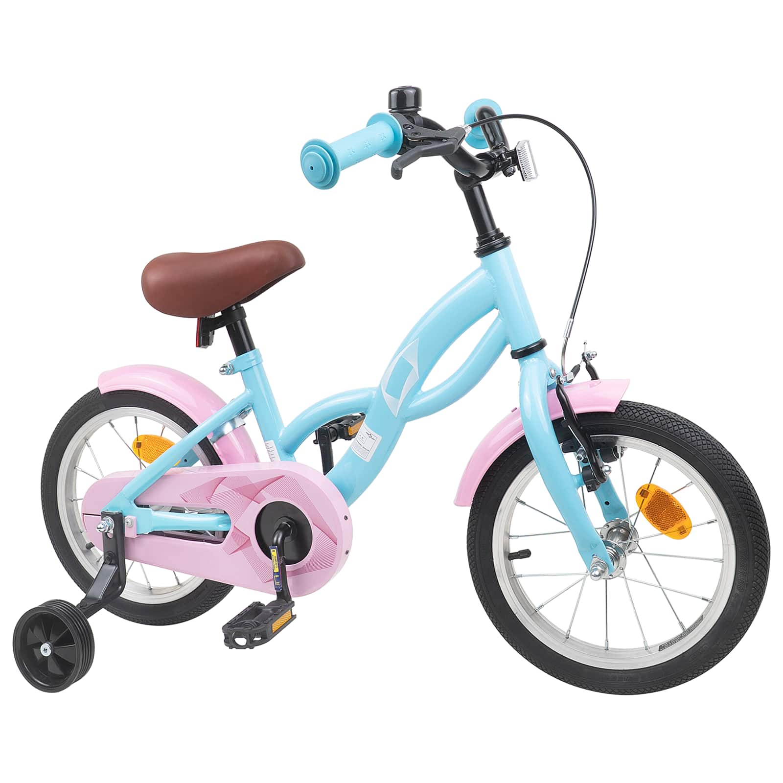 Kinderfiets 14 Inch voor 3-5 jaar oud Lichtblauw