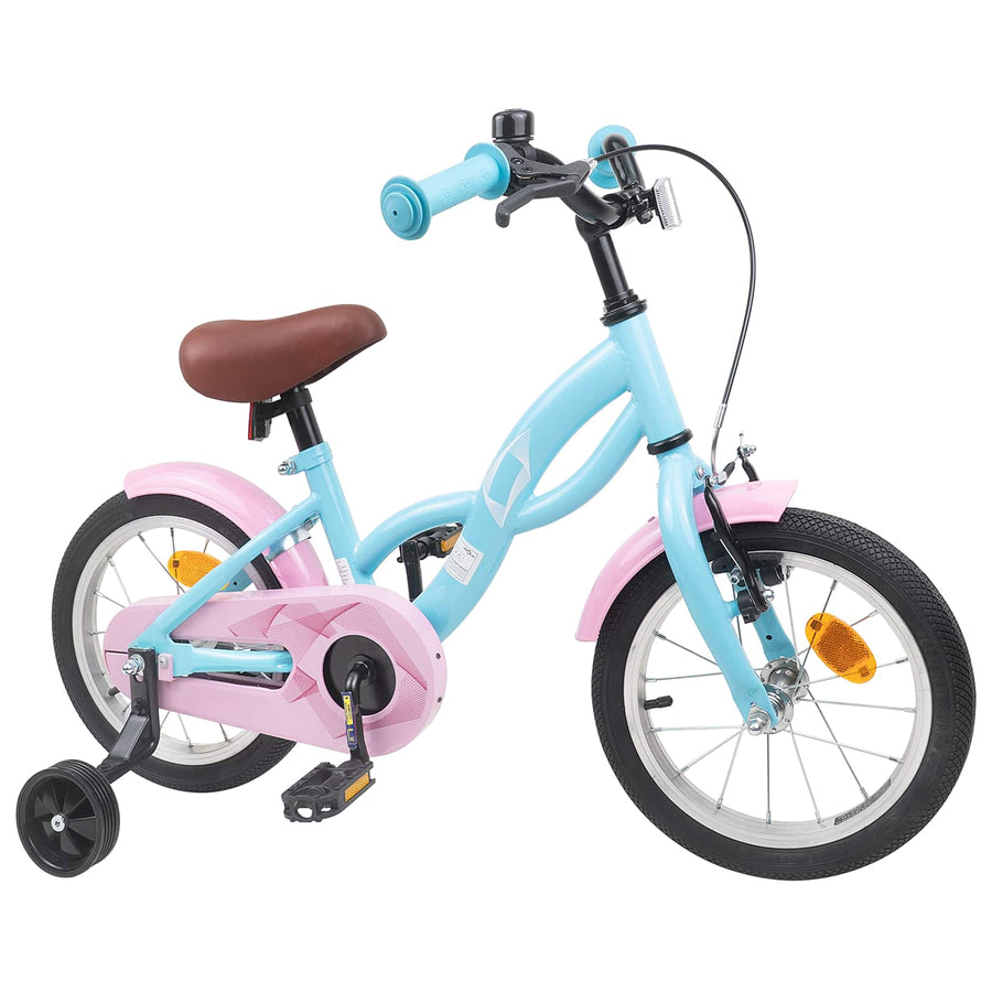 Kinderfiets 14 Inch voor 3-5 jaar oud Lichtblauw