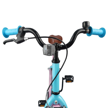 Kinderfiets 18 Inch voor 5-7 jaar Lichtblauw