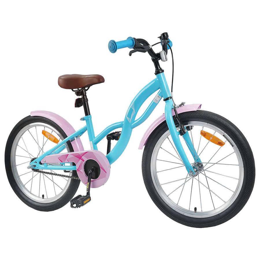 Kinderfiets 20 Inch voor 6-11 jaar oud Lichtblauw