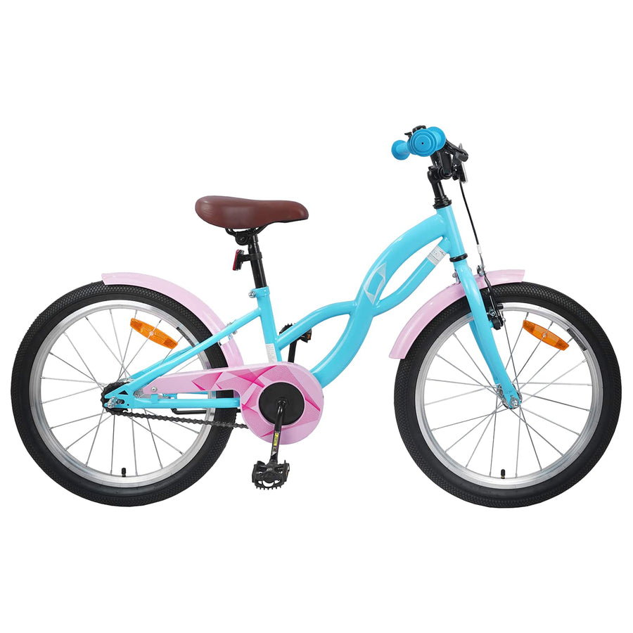 Kinderfiets 20 Inch voor 6-11 jaar oud Lichtblauw