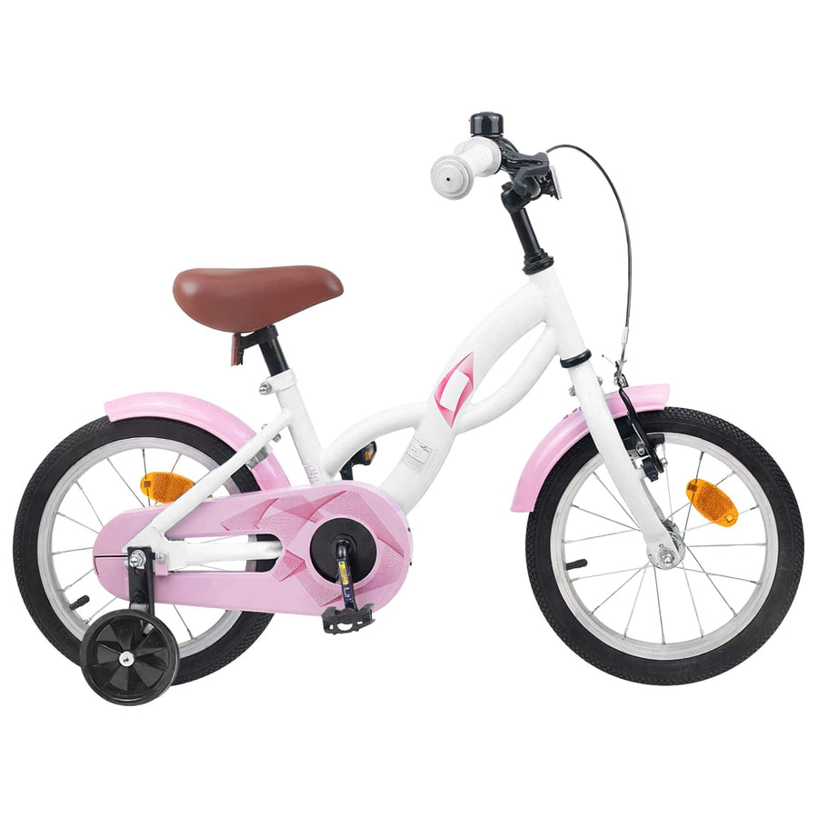 Kinderfiets 14 Inch voor 3-5 jaar oud Wit