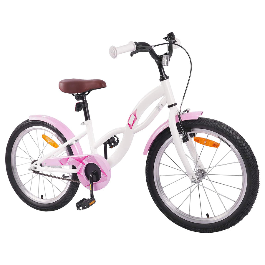 Kinderfiets 18 Inch voor 5-7 jaar Wit