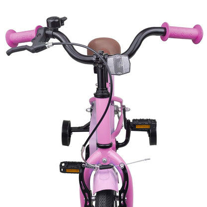 Kinderfiets 12 Inch voor 2-4 jaar oud Lichtroze