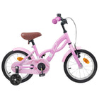 Kinderfiets 14 inch lichtroze