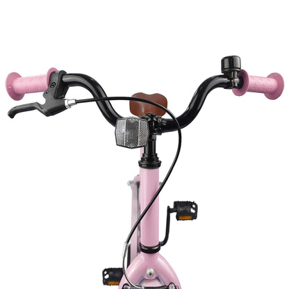 Kinderfiets 18 Inch voor 5-7 jaar Lichtroze
